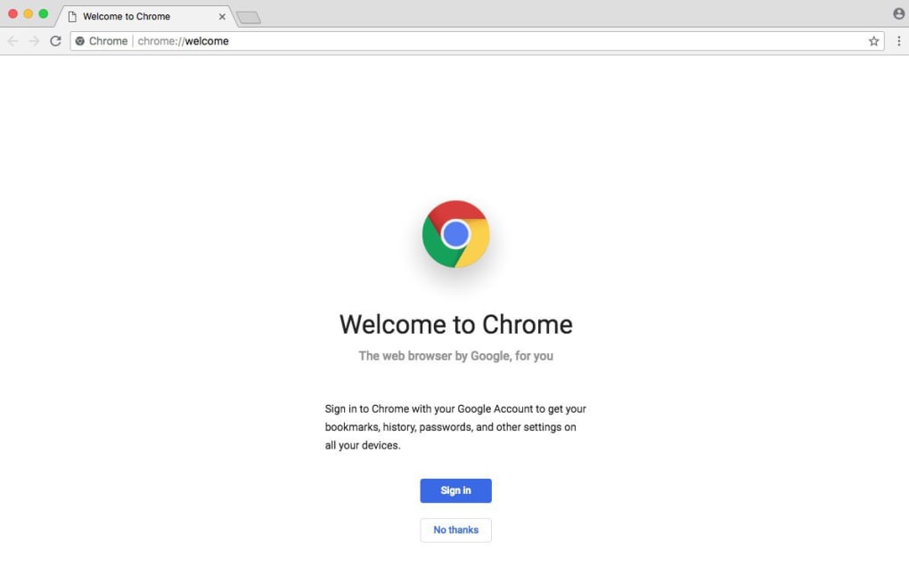 why does chrome for mac come first
